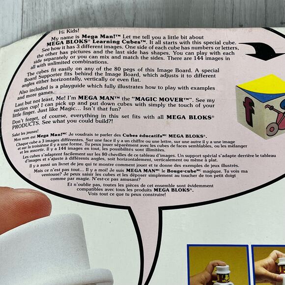 Vintage 1988 Ritvik Mega-Bloks 9002 Learning Cubes Alphabet - Picture 5 of 11